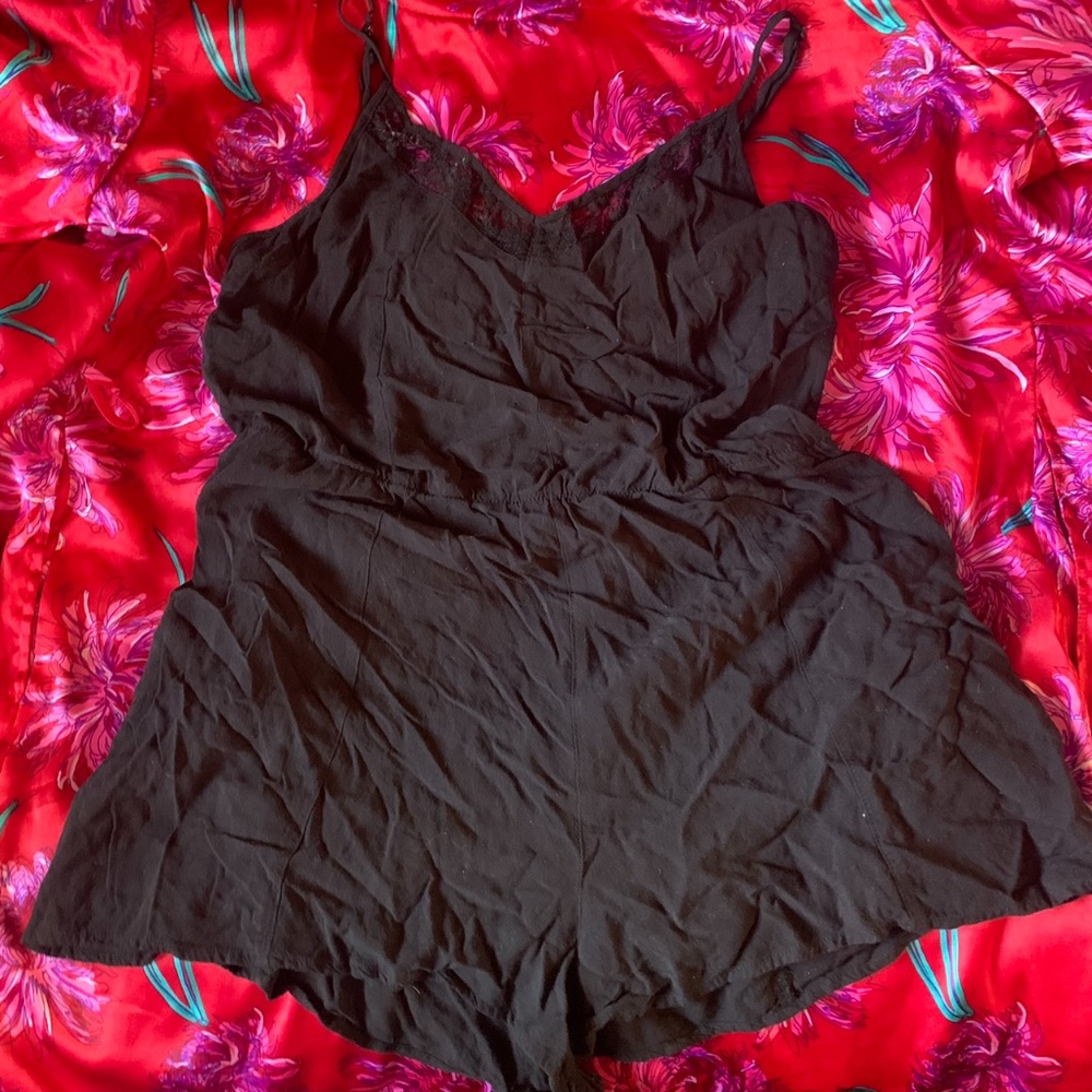 Black size 12 Lacy romper